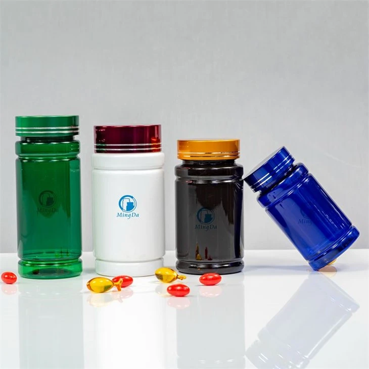 Empty Plastic Supplement PET Packaging Bottle