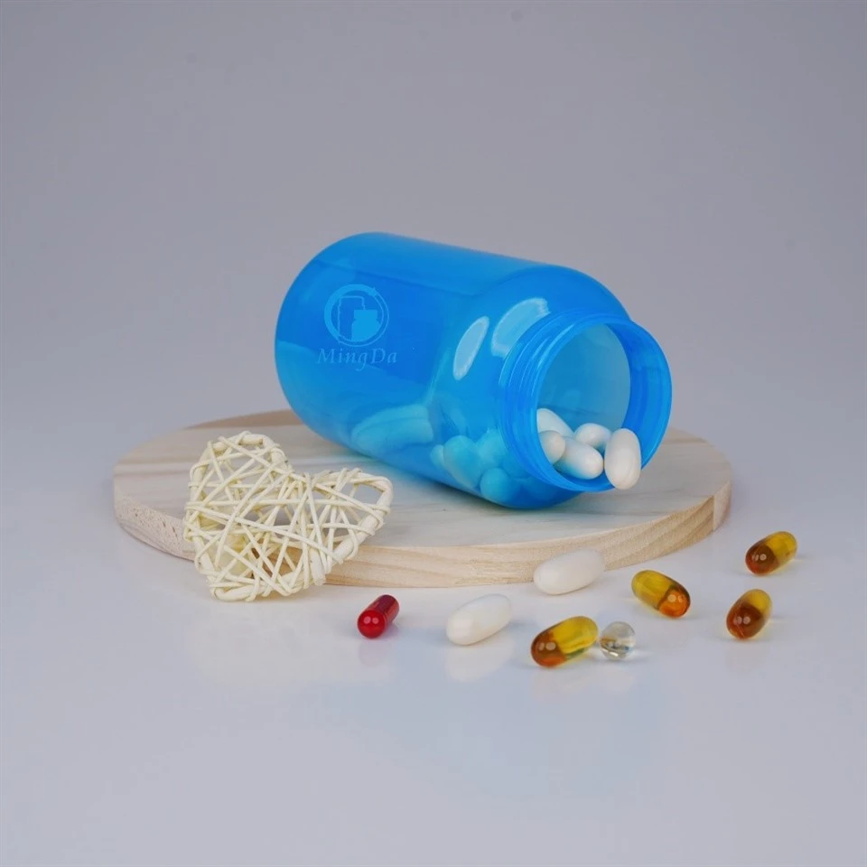 food grade pet plastic bottle vitamin supplement packaging container